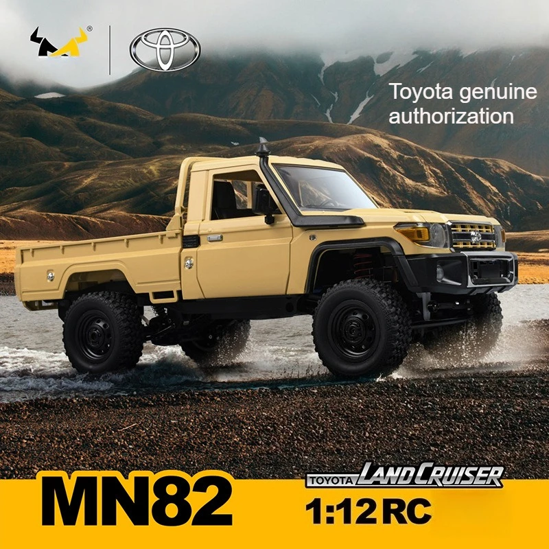 Luxury Gift: MN82 1:12 Retro RC Truck - LC79 Simulation. 4WD, LED Lights, 2.4G.RTR Off-Road Climbing Toy.Pro Remote Control Car.