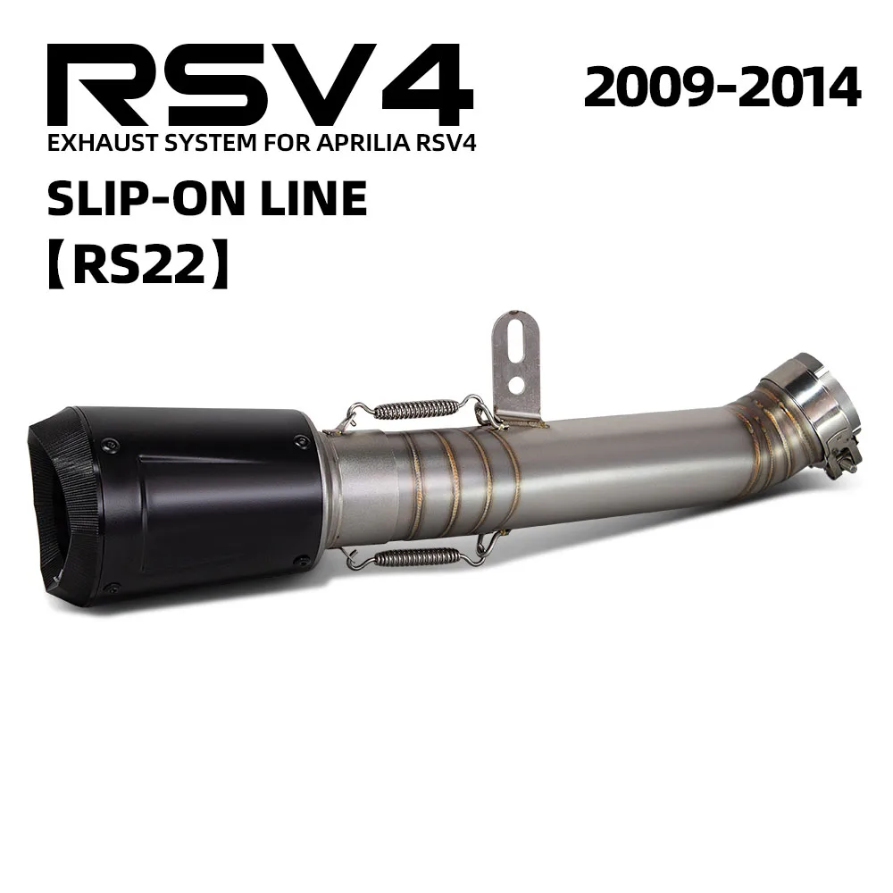 

For Aprilia RSV4 RS V4 2009-2014 High Performance Sport Bike Motorcycle Exhaust Pipe Slip On Line Muffler System
