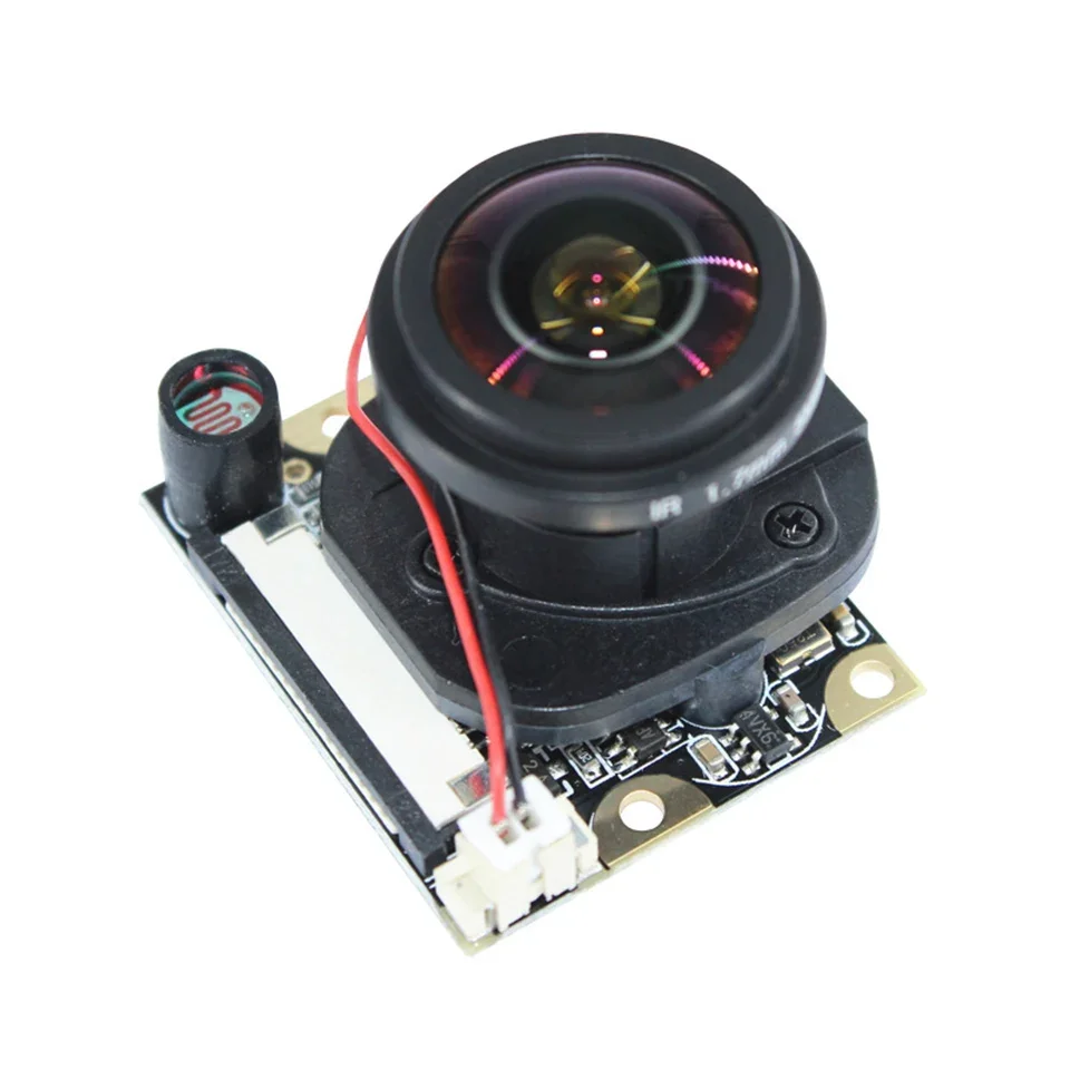 1080P OV5647 5MP Camera Module Automatic IR-Cut Switching Day/Night Vision 175 Degree View Security Camera for Raspberry Pi 3B+