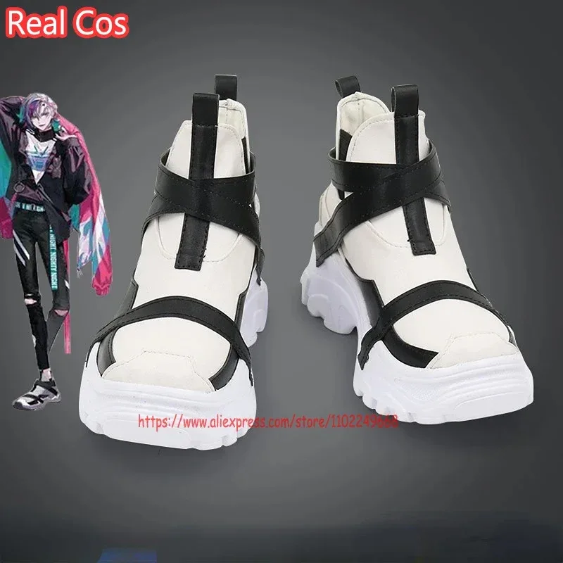 

RealCos Vtuber Fuwa Minato Обувь для косплея Сапоги Хэллоуин Косплей Костюм Аксессуар
