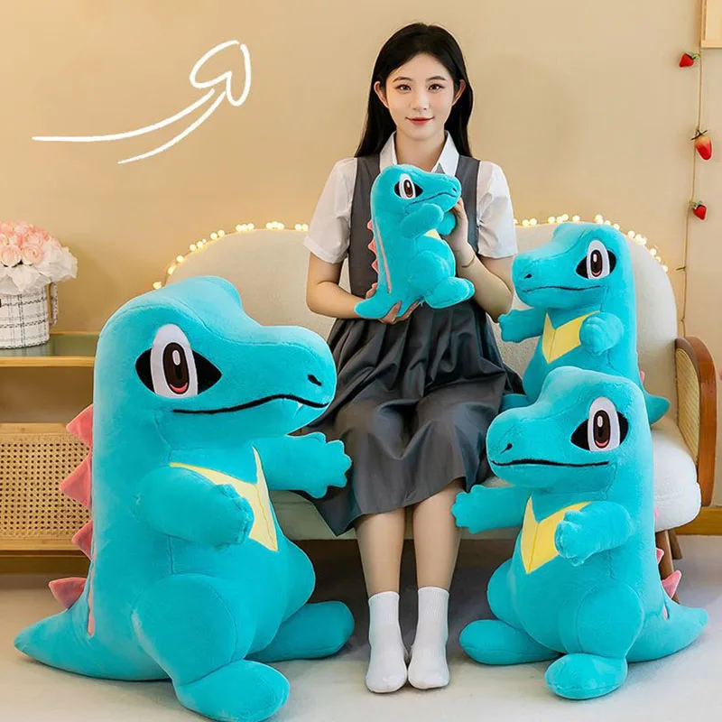 30CM Big Size Cartoon Pokemon Collection Pillow Toy Anime Kawaii Totodile Doll Ornament Christmas Birthday Gift For Kids Friends