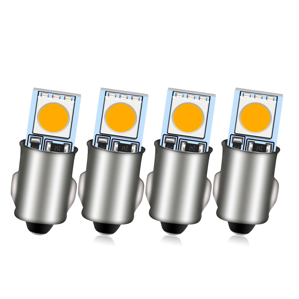 4x Strobe Flashing BA7s LED T7 LLB281 GLB281 Car Interior Dashboard Gauge Warning Switch Lamp Auto Speedometer AC/DC 6V 12V 24V