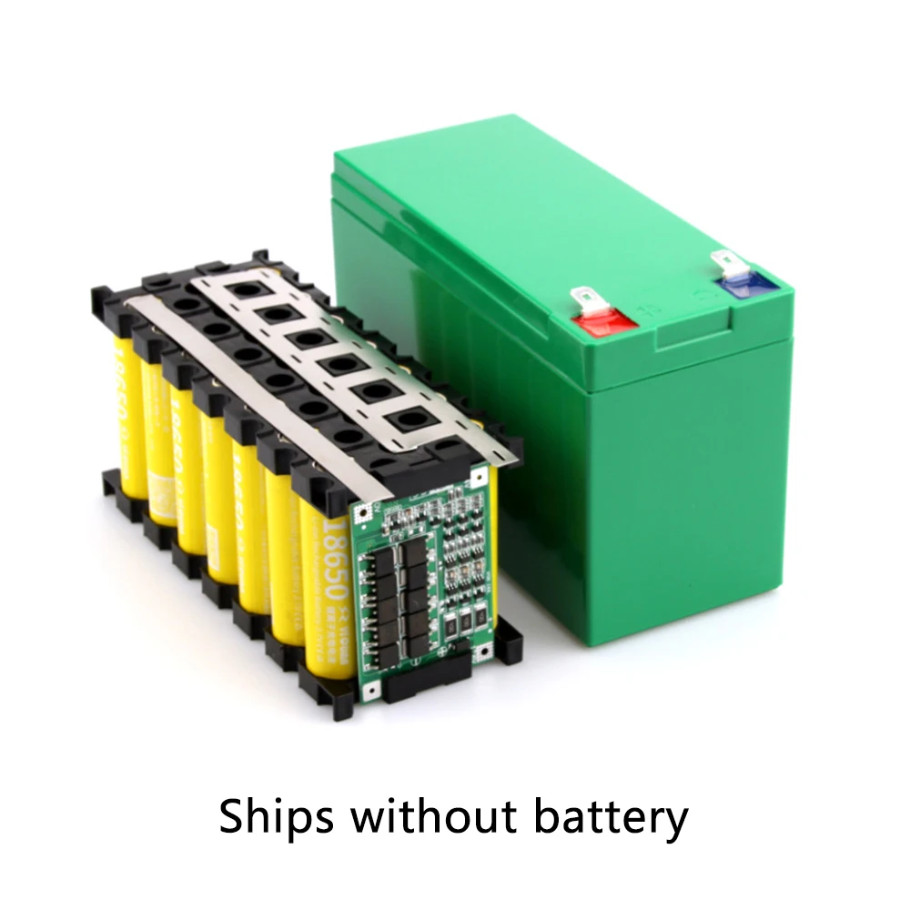 Imagem -02 - Bateria Case para 18650 Células Caixa Vazia com Suporte e Tira de Níquel Caixa de Armazenamento de Bateria Faça Você Mesmo Ferramenta Elétrica Shell da Bateria 12v 7ah