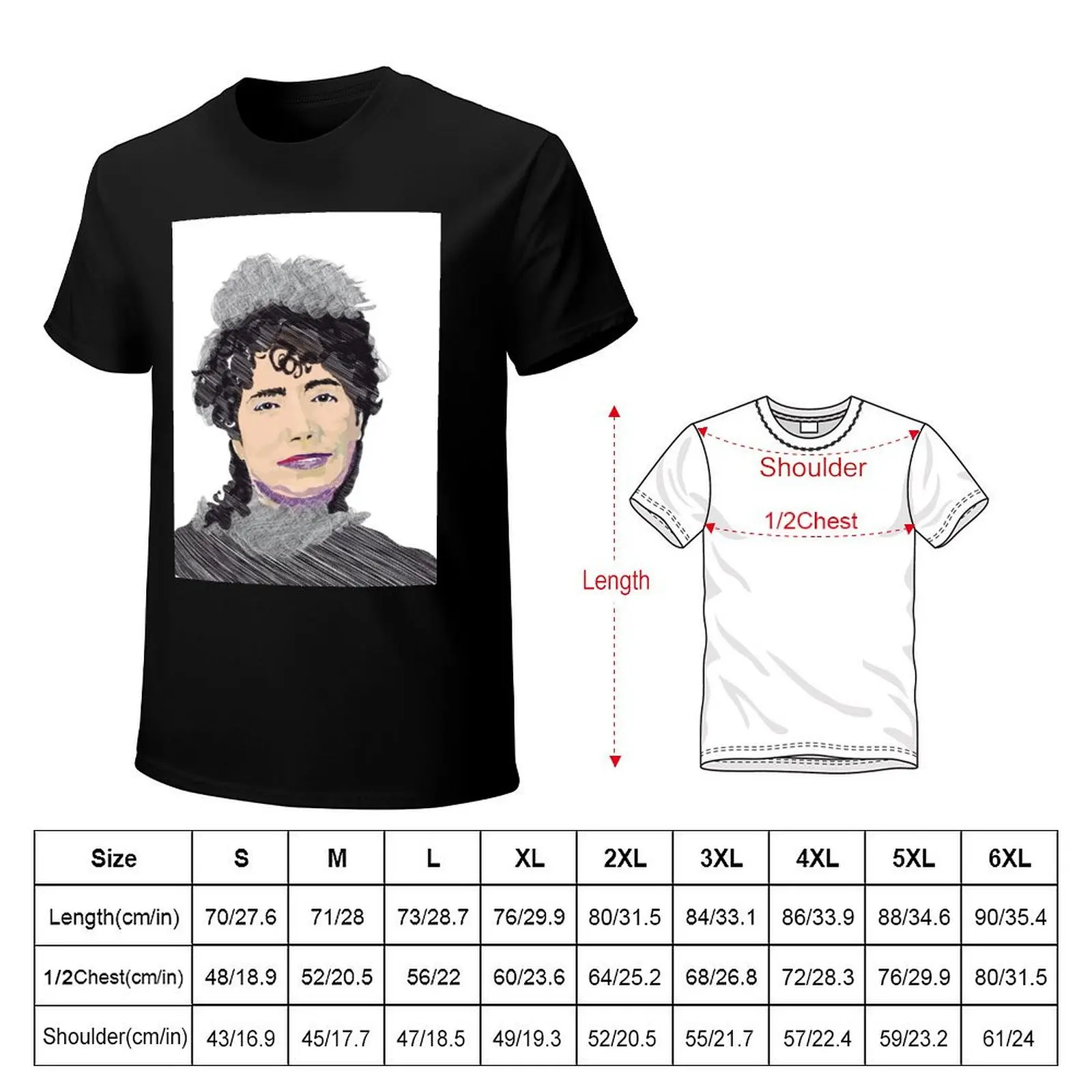 Rosalía de Castro T-Shirt Athletic Quick Dry T-Shirt for Men