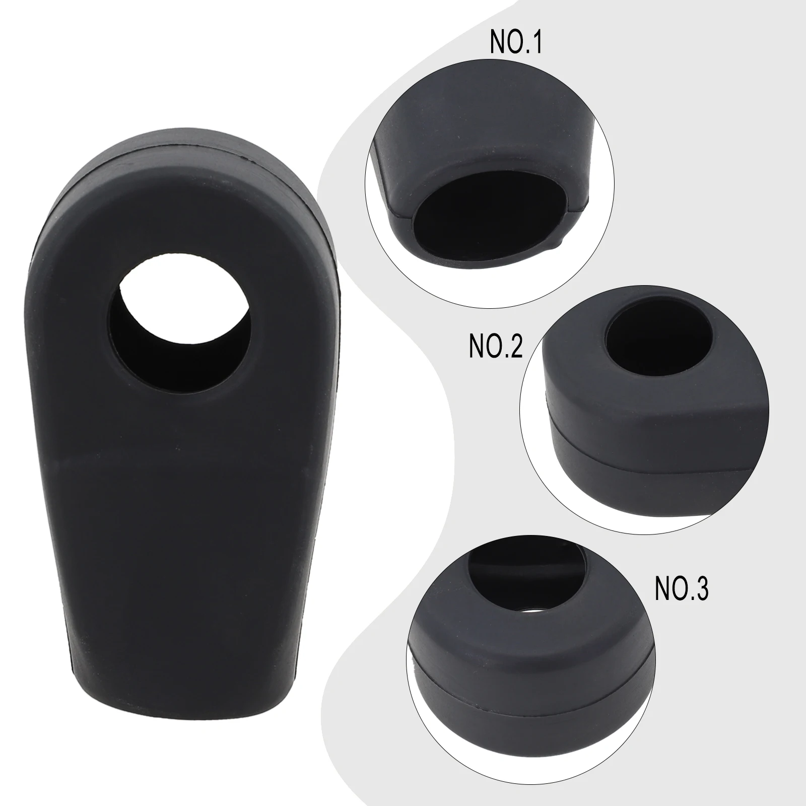 

1pc Rubber Protective Boot for 12V FUEL 3/8 in Extended Reach Ratchet Model 49-16-2560 - Flexible, Lightweight Design, Black