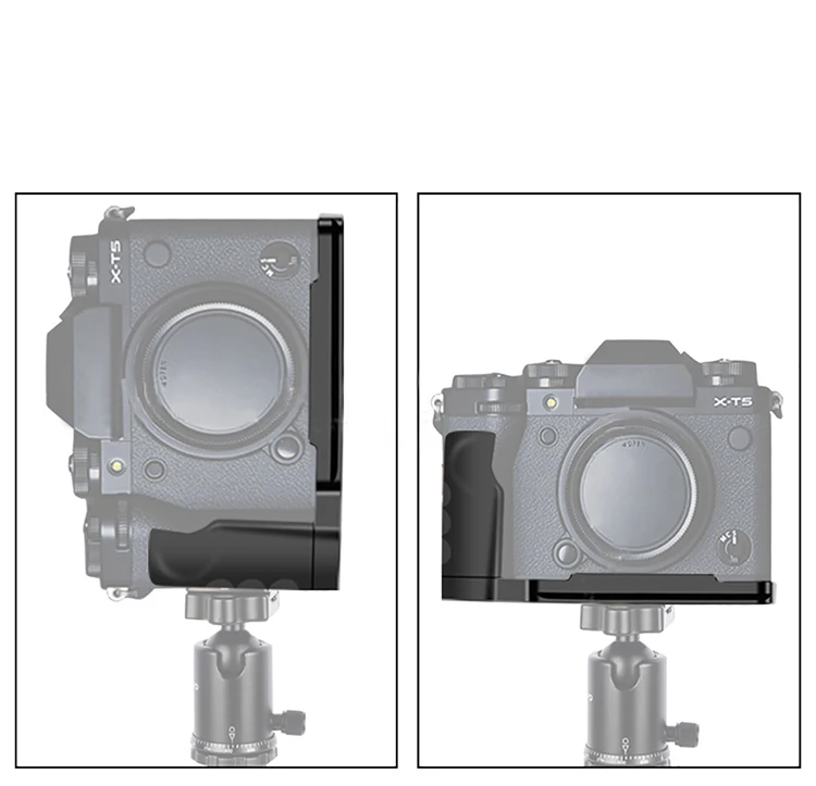 Xt5 schnell verschluss l platte halterung für fujifilm X-T5 kamera stativ arca-typ halter 1/4 kalt schuh horizontal vertikal handgriff – Detail 24