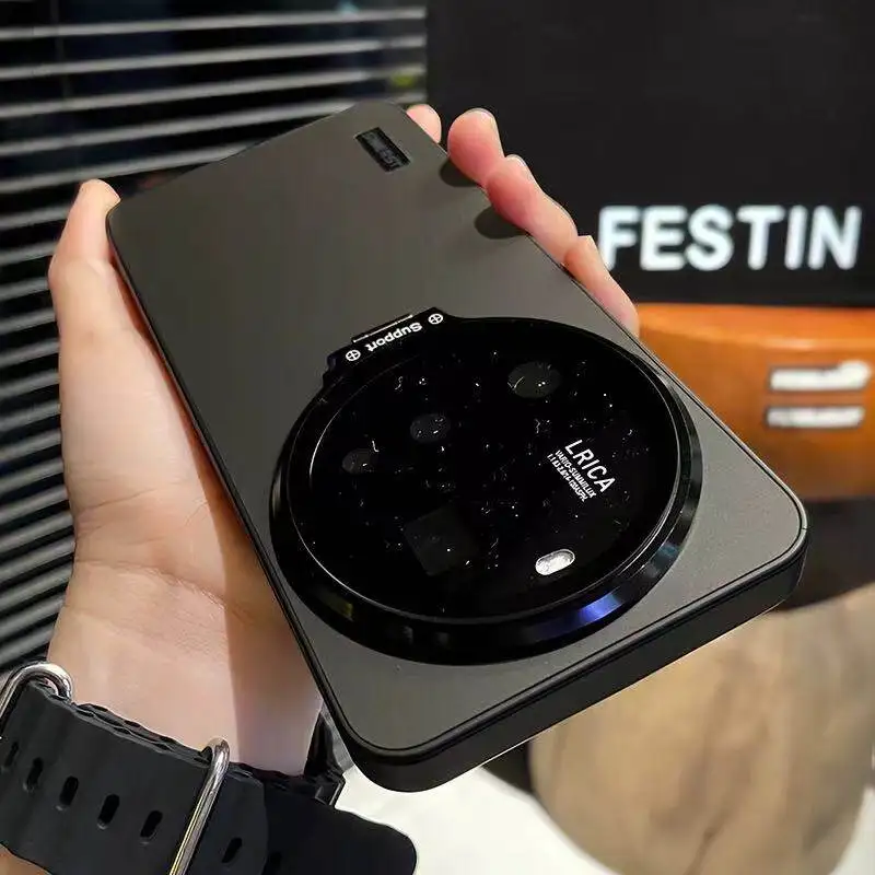 Für Xiaomi 17 Ultra Leica Edition Hülle Neue Mattierte Vollabdeckung mit Objektivhalterung PC-Schutzhülle für XiaoMi 17 Ultra Sturzsichere Schutzhülle