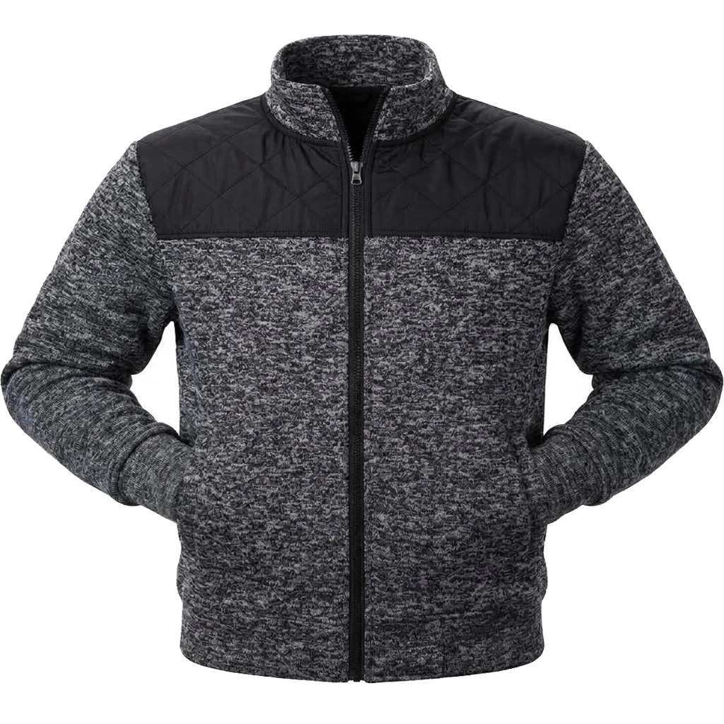 Herbstliche Herren-Fleecejacke, lässiger Stil, durchgehender Reißverschluss, Stehkragen, Sweatshirt, warme Winter-Thermo-Cardigan-Jacke, Oberbekleidung mit Taschen, Oberteile. – Detail 10