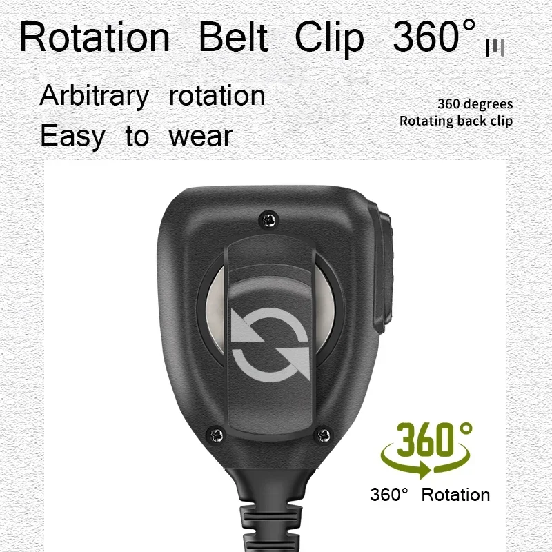 Baofeng Walkie Talkie Speaker Microphone Mic Waterproof BF-780 PTT Remote Shoulder Headset For DM-32 UV-32 TK115 TK118 Ham Radio