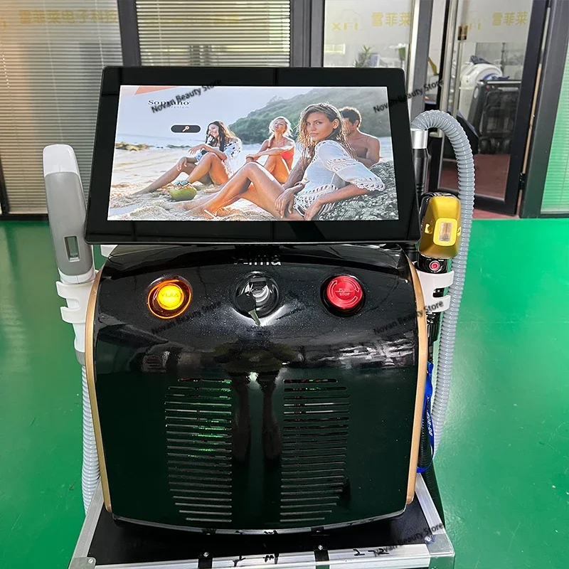 

Пикосекундная 4 в 1 808 диодная пико-машина для удаления волос Пикосекундная машина для удаления татуировок Спа-салон