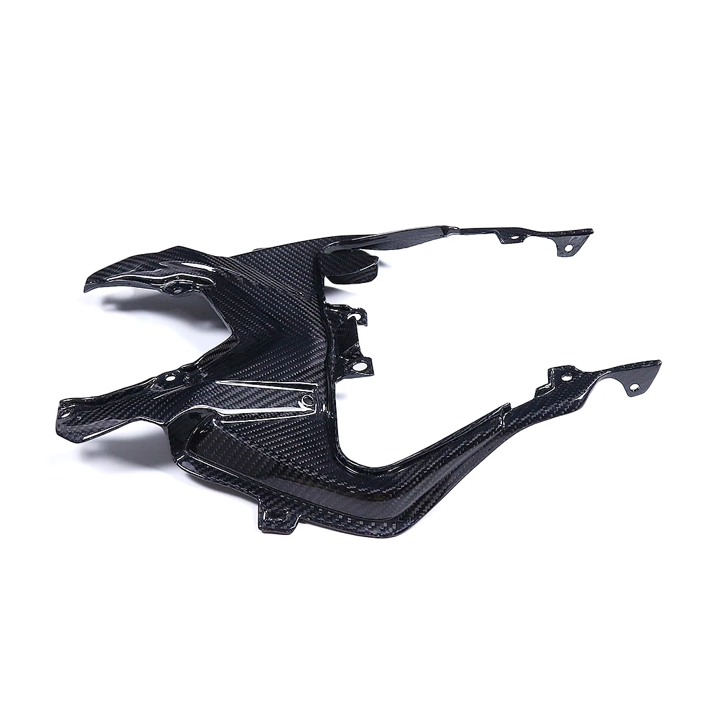 100% Full 3K Dry Carbon Fiber Rear Tail Seat Cover Under Tray Panel Fairing Cowling for Ninja ZX-6R 2024