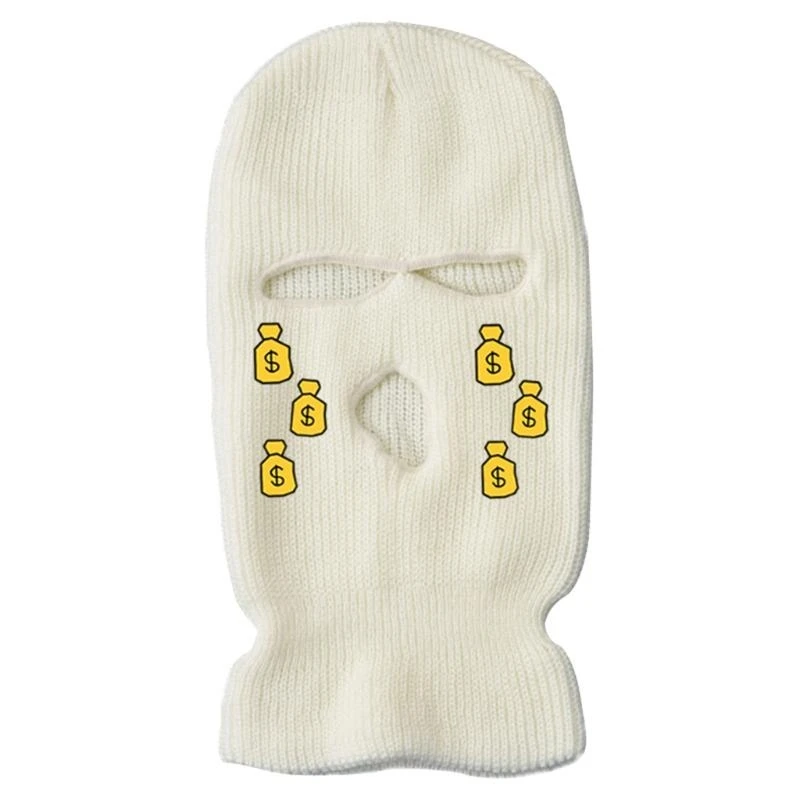 

Money Emelcodery Mas Mask Men Women Women 3-луновая вязаная на открытом воздухе