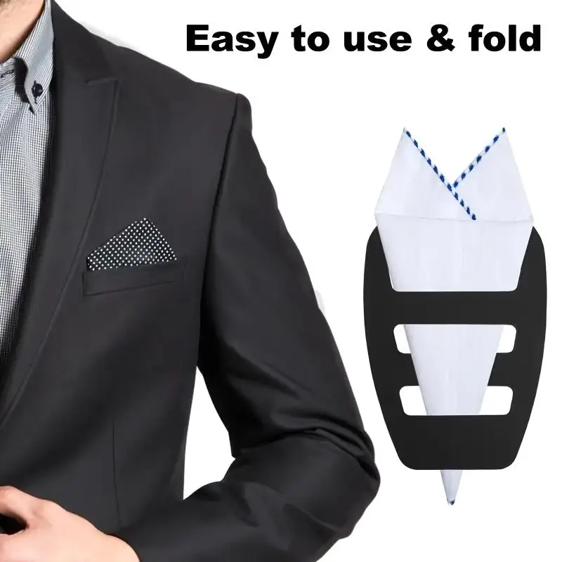 

Держатели для платков (1/3 шт.), предварительно сложенные органайзеры, зажимы для платков, подходят для костюмов, свадеб, вечеринок, деловых мероприятий.