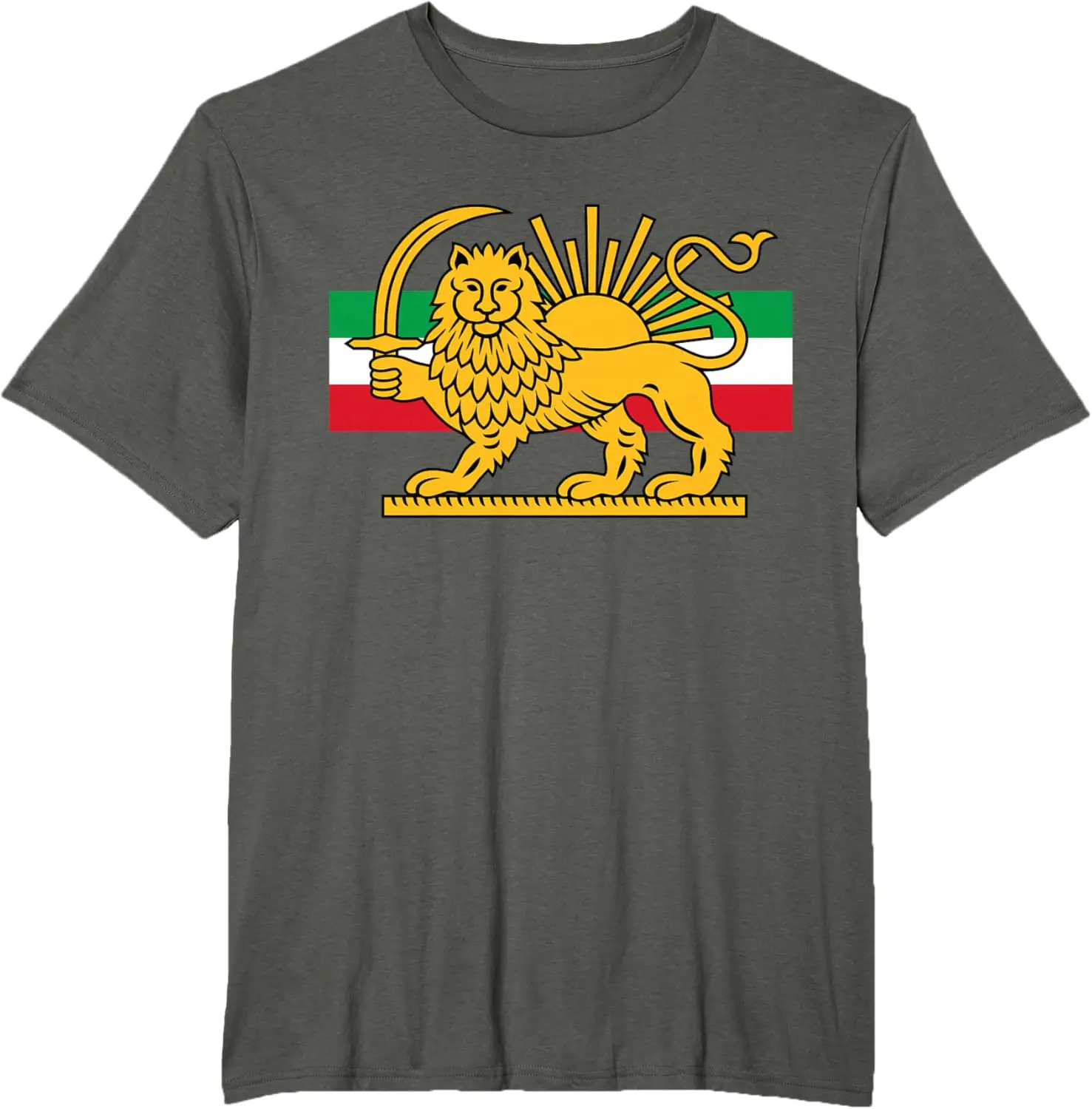 Shir o Khorshid, Lion and Sun Iran, Persia T-Shirt, unisex, men's fashion, loose fit, sports T-shirt, 2026 new