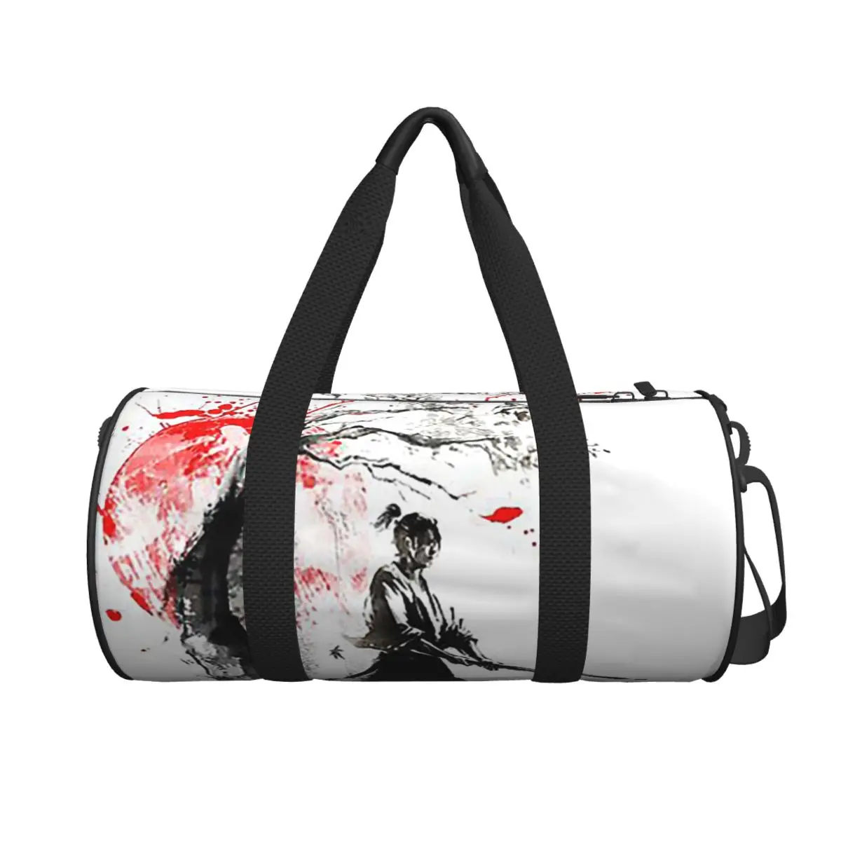 

Japanese Samurai Large Duffle Gym Bag Multi-Functional Duffle Travel Bags Handbags Fitness bag