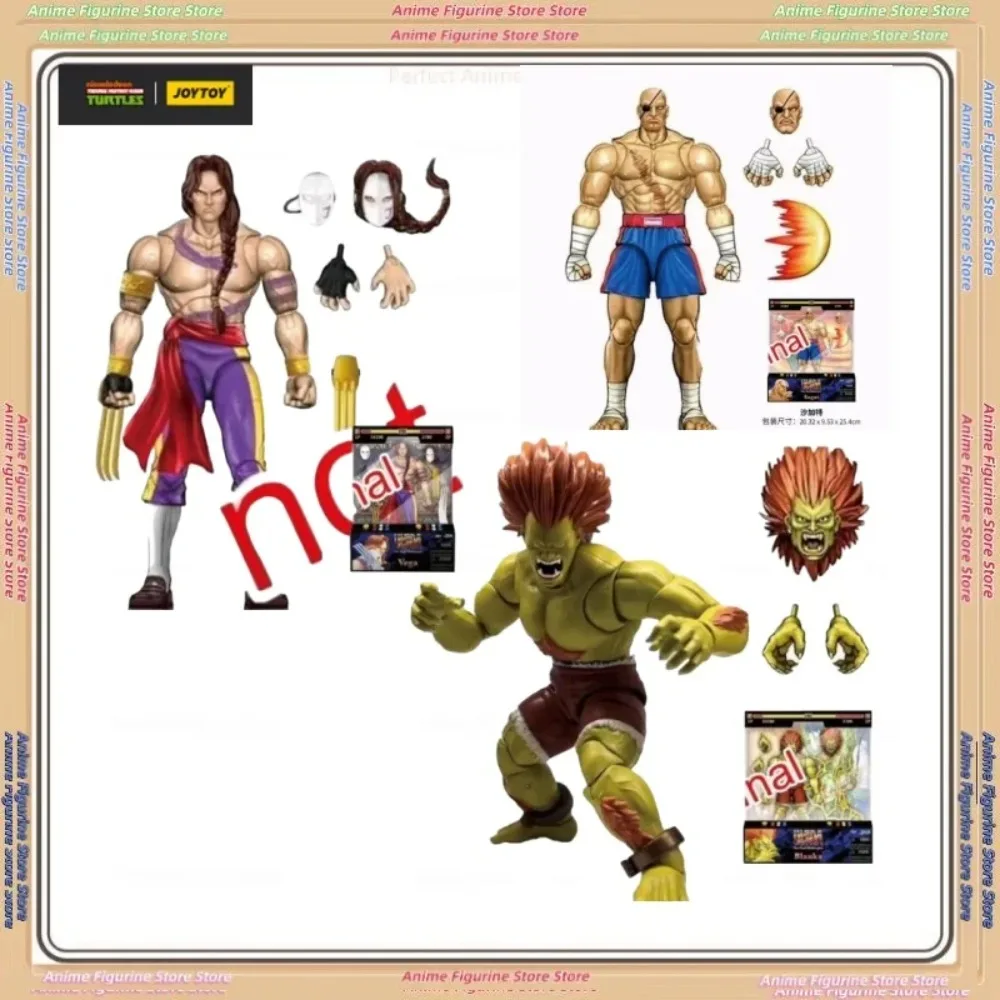 

Jada Toys 1/12 Street Fighter 4-волновые подвижные фигурки в стиле барокко Sagat Blanka S