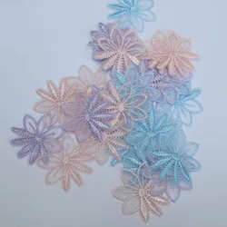 10pcs DIY fashion embroidered flower Patches for clothes Embroidery floral applique patches for bags decorative parches applique