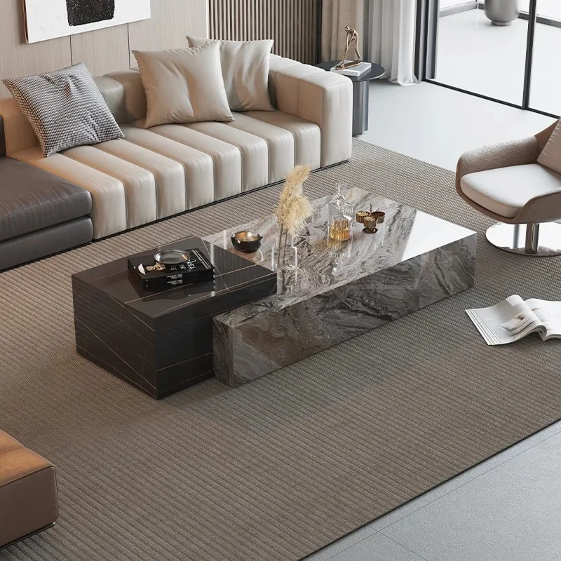 

Business Black Coffee Tables Storage Decoration White Designer Coffee Tables Vintage Dopamine Mesa Centro Furniture For Home