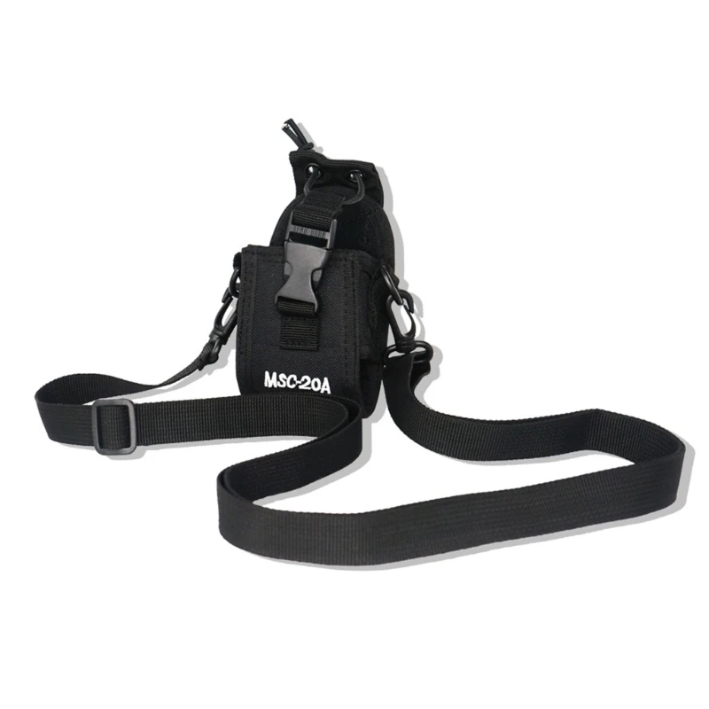 Q1W2 Professional ไนลอนวิทยุผู้ให้บริการกระเป๋าปรับสายรัดเหมาะสำหรับ Secure Two WAY วิทยุเก็บแฮนด์ฟรีพกพา