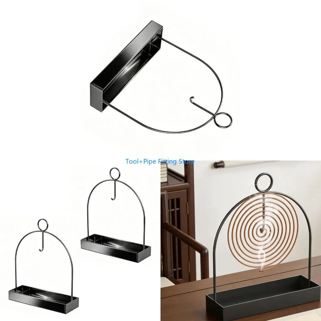 F92B Rustproof Coil Burners Tray Carbon Steel Fireproof Incenses Burners