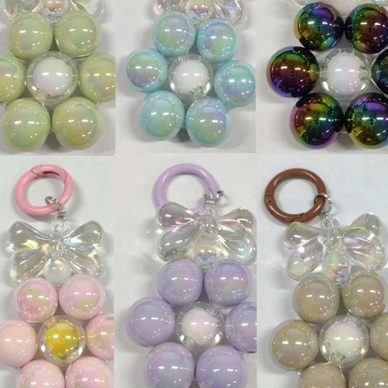 أزياء لطيف بسيط القوس مطرز زهرة سلسلة مفتاح سلسلة المتخصصة جميع المجوهرات الرائعة الأكثر مبيعا عالية الجودة