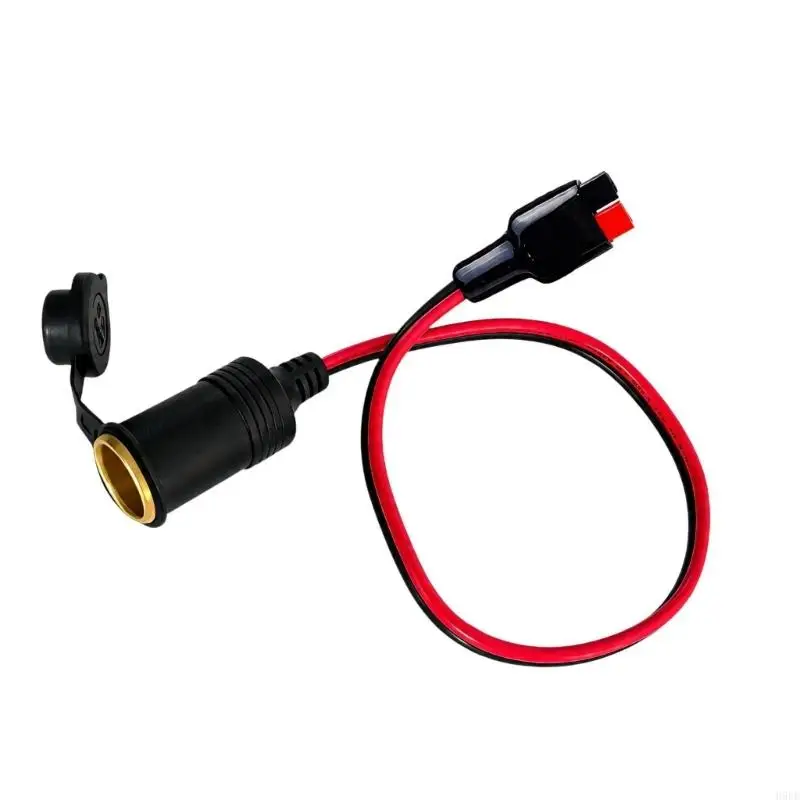 0-36V Vehicle Power Cable with Car Socket and 45A Connectors, 12AWG Adapter Wire Use 50Cm/150Cm H9EE