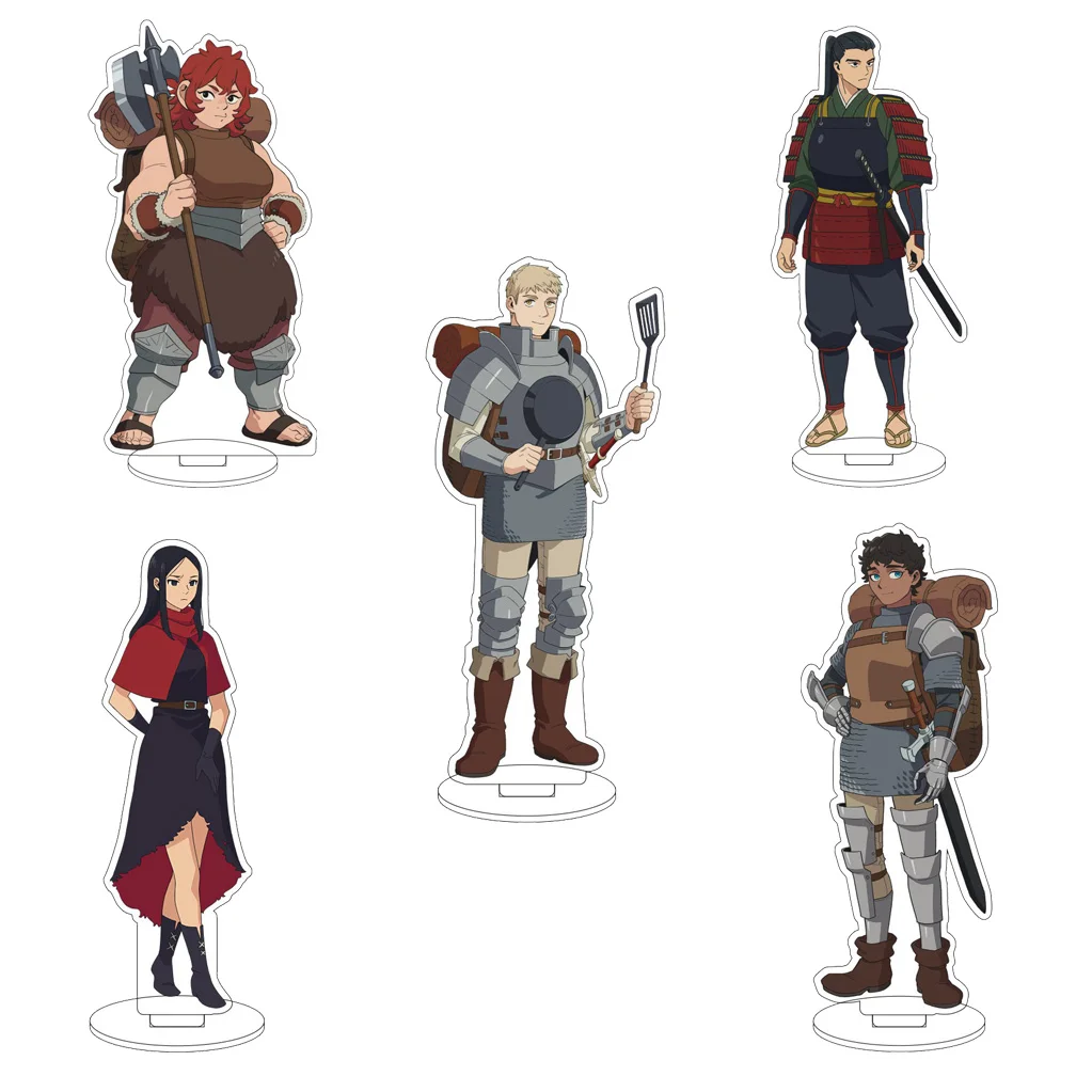 

16CM Anime Delicious in Dungeon Chilchack Farin Laius Marcille Senshi Izutsumi Cos Acrylic Figure Stand Ornaments Gifts