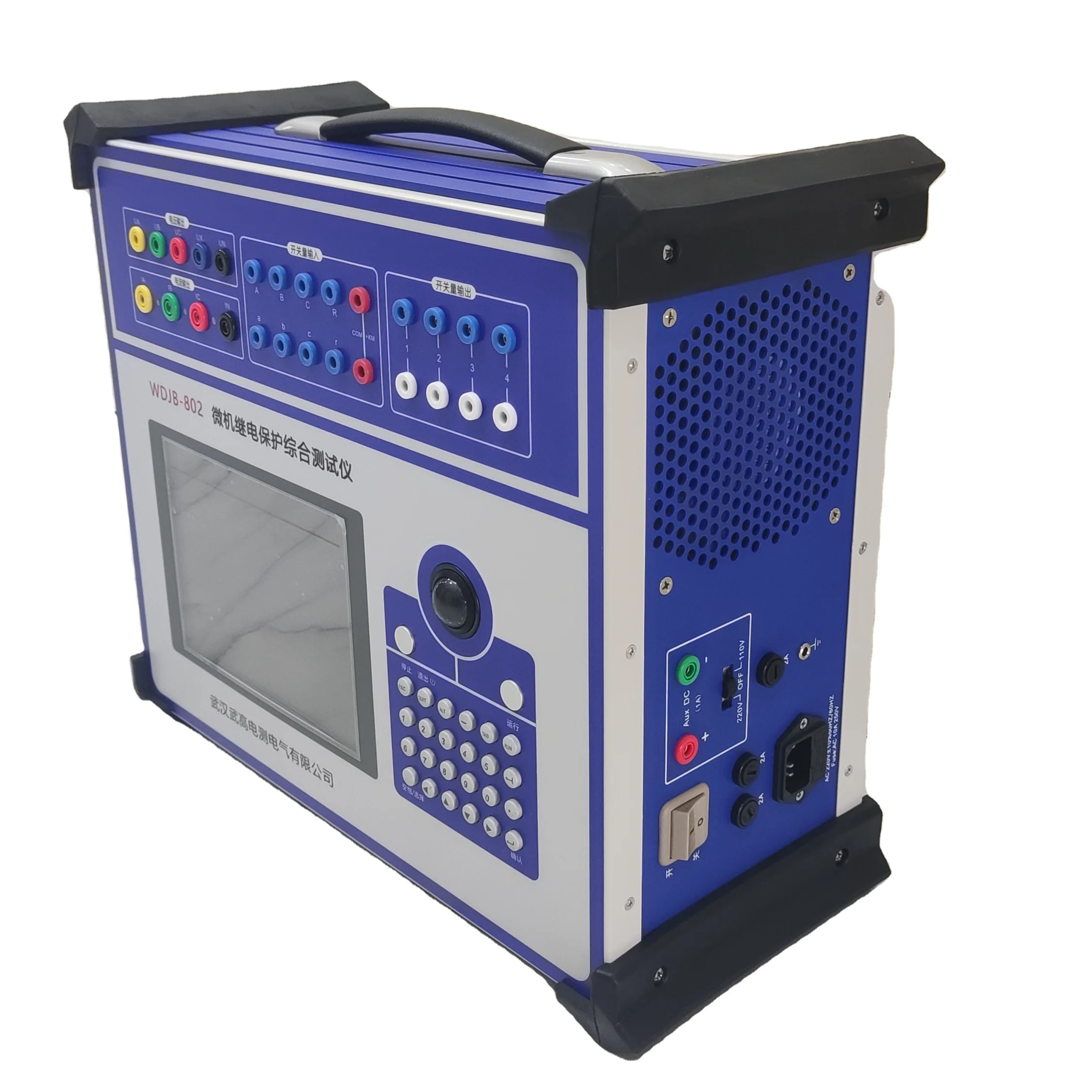 WDJB-802 3 Phase Relay Test Set omicron relay tester substation secondary  test kit measurement equipment