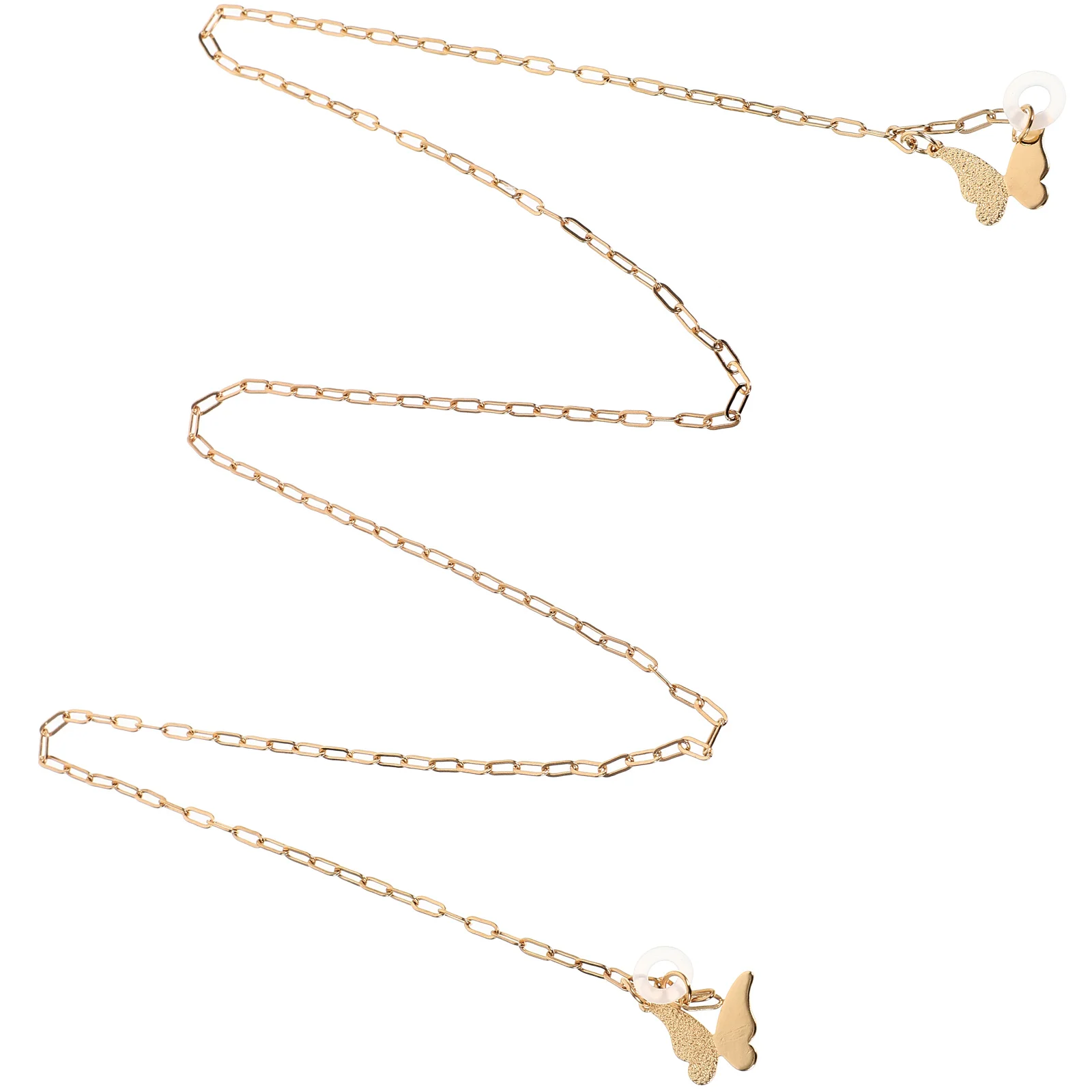 

Chain Anti-Lost Strap Butterfly Decor Wireless Earphone Chain Lightweight Portable Earphone Holder Strap For Sports Decorative