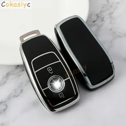2/3/4 Bottons Silver Tpu Car Key Case Cover for Mercedes Benz A C E S G Class GLC CLE CLA GLB GLS W177 W205 W213 W222 X167 AMG