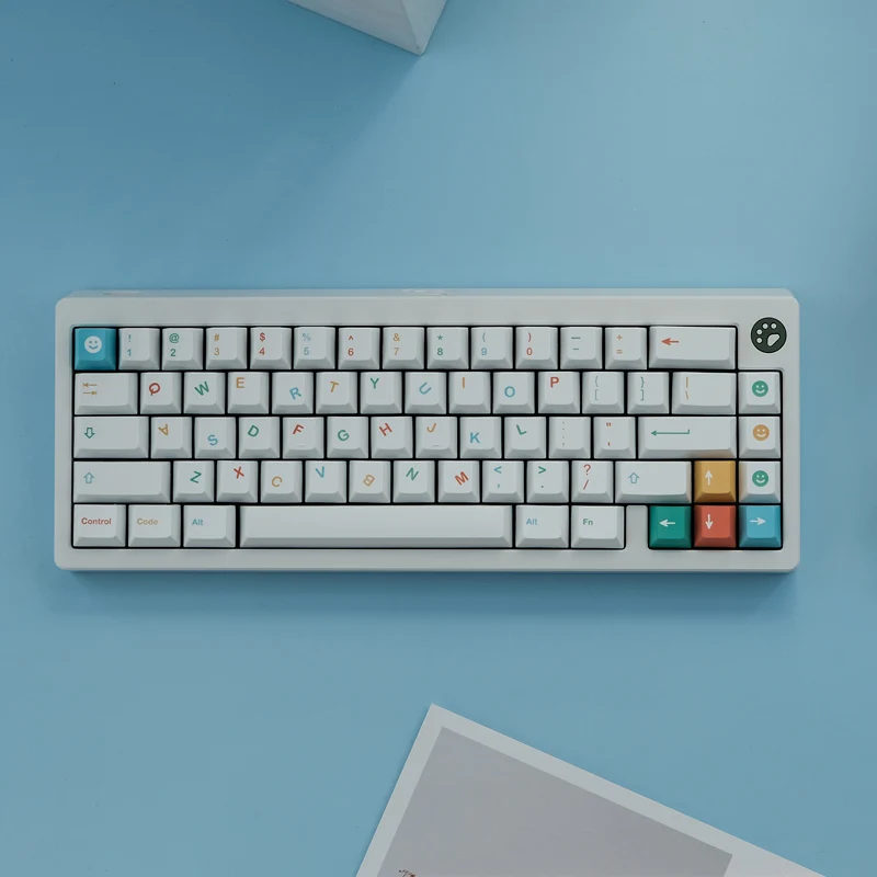 162 Keys PBT Cool Kids Keycaps Keycaps Cherry Profile DYE-SUB Keycaps For Cherry MX Switch Mechanical Keyboard gk61/64/68/84/tkl