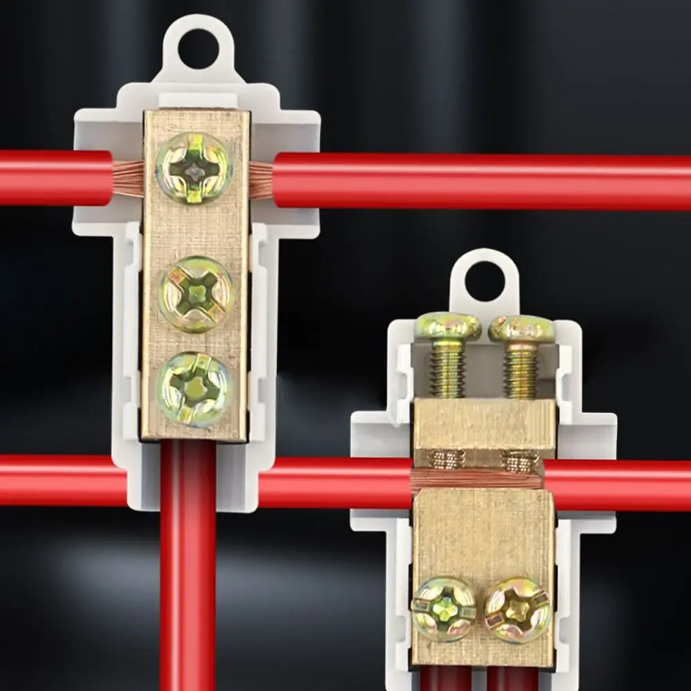 Splitter Wire Connector Terminal Block High Power Branch Terminal T-type Wiring Terminal Quick Wire Connector Terminal Block