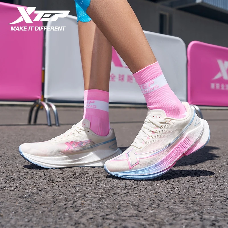

Xtep Shyft 1.0 Running Shoes for Women Durability Cushion Shock Absorption Stability Combat Breathable Sneakers 875318110084