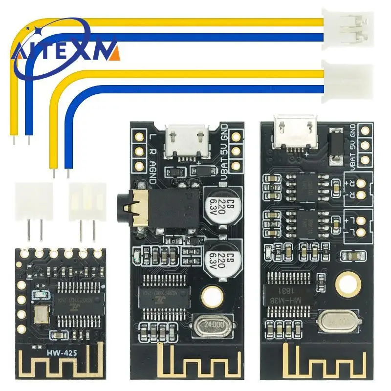 1-5PCS MH-MX8 Wireless Bluetooth MP3 Audio Receiver board PLR Module BLT 4.2 Lossless Decoder Kit High Fidelity HIFI M18 M28 M38