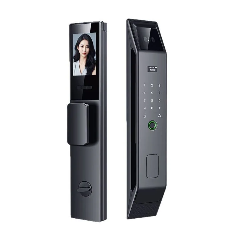 

Automatic entrance door Ailaidun 3D facial recognition palm vein smart door lock password fingerprint lock household anti-theft