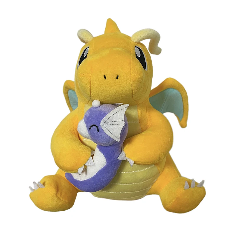 pokemon-kawaii-dragonite-segurando-dratini-brinquedos-de-pelucia-dragonite-bonecas-lance-travesseiro-presente-aniversario-para-criancas-amigos-meninos