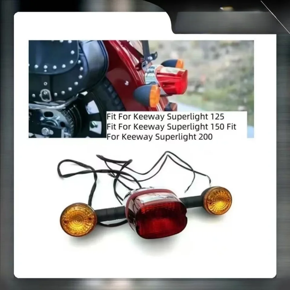 Keeway Smile Light Assemblage de feu arrière d'origine pour moto, clignotant, ajustement, 125, 150, 200