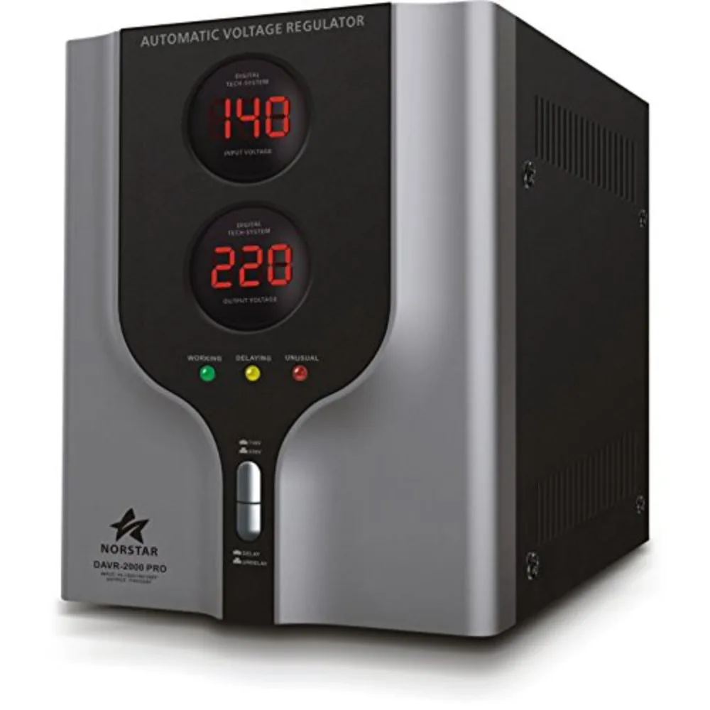 

DAVR-10000 10000 Watt 110/120 to 220/240 or 220/240 to 110/120 Step UP and Down Voltage Transformer and Automatic Voltag