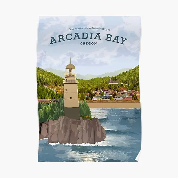 Life Is Strange Arcadia Bay Travel D  Poster Room Picture Home Decor Art Decoration Funny Painting Print Vintage Mural No Frame