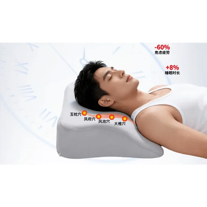 Pillow Head Pillow Household breathable ice silk soothes snoring and helps sleep