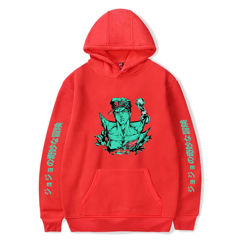 JOJO Bizarre Adventure Hoodie Unisex Tracksuit Women Men's Hoodies Harajuku Streetwear Japanese Style Clothes Plus Size