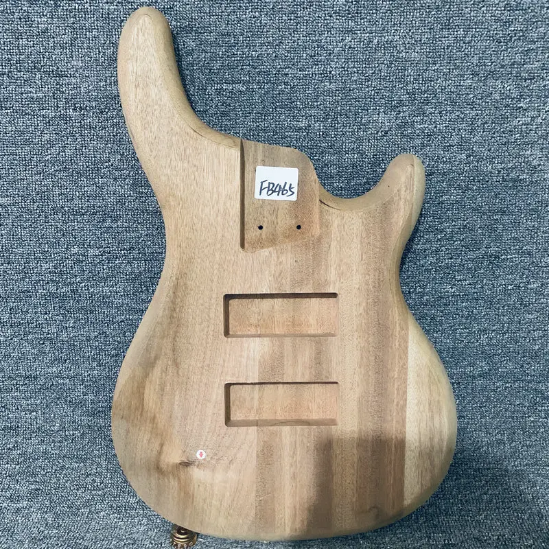 

FB465 Active Electric Bass Body 5 OR 6 String Version Solid Mahogany Wood Replace and DIY Active JB Pickups Wood Crack