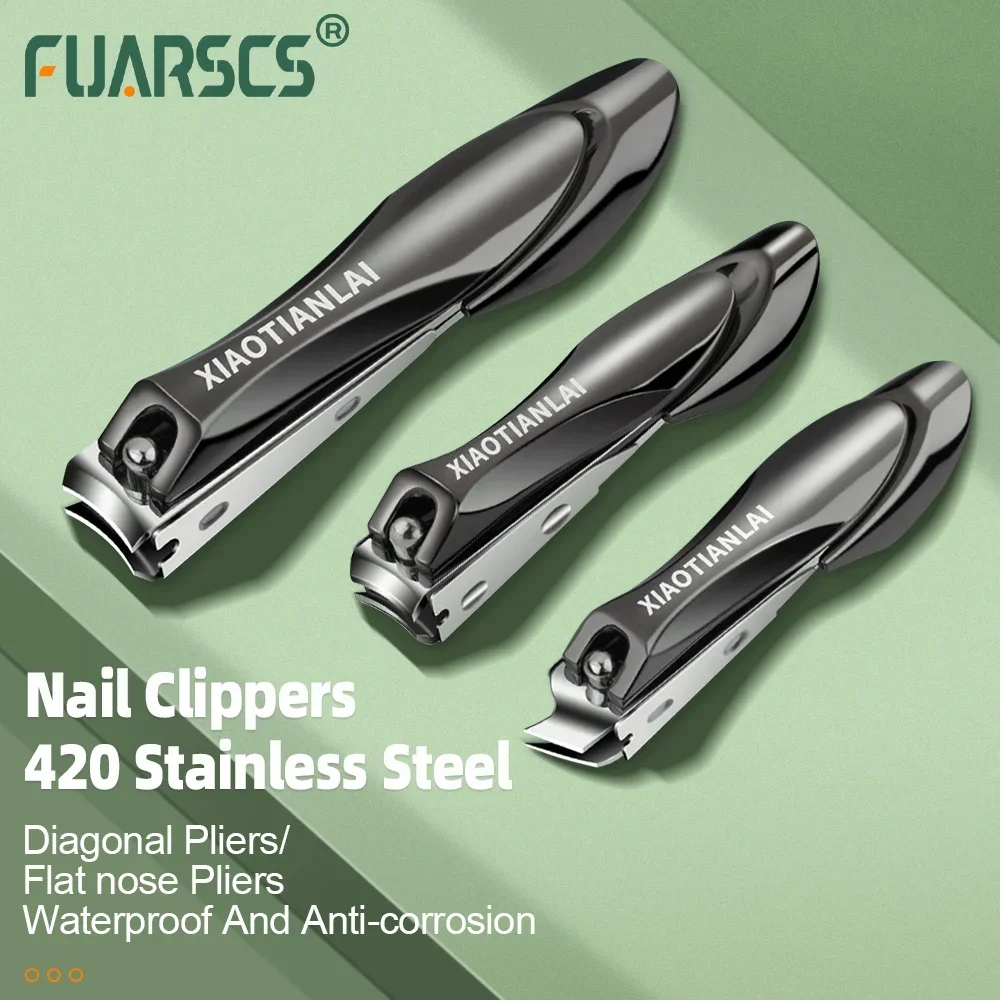 Tagliaunghie antispruzzo tagliaunghie in acciaio inossidabile tagliaunghie per unghie tagliaunghie Manicure strumenti per la cura personale