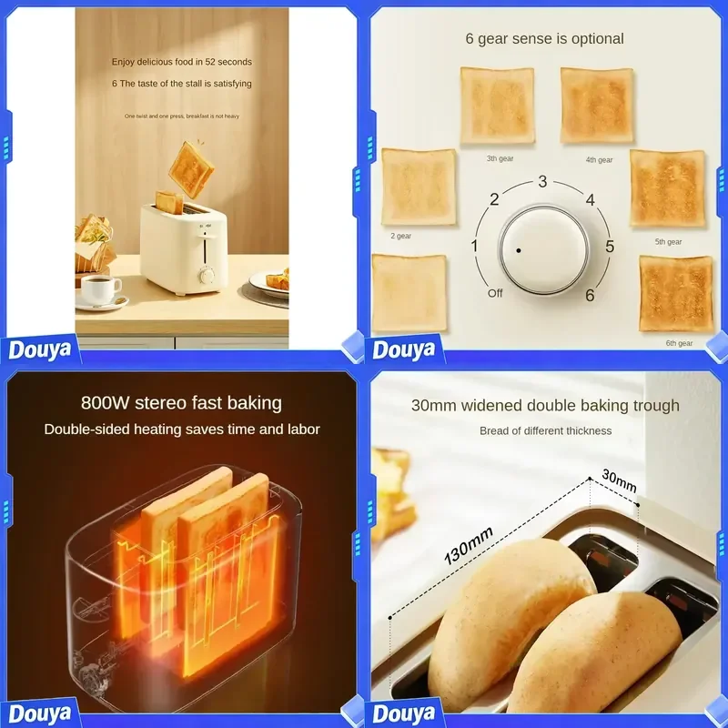 Multifunctional 3 In 1 Sandwich Maker Toaster Bread Maker Electric Breakfast Machine Kitchen Cooking Tools