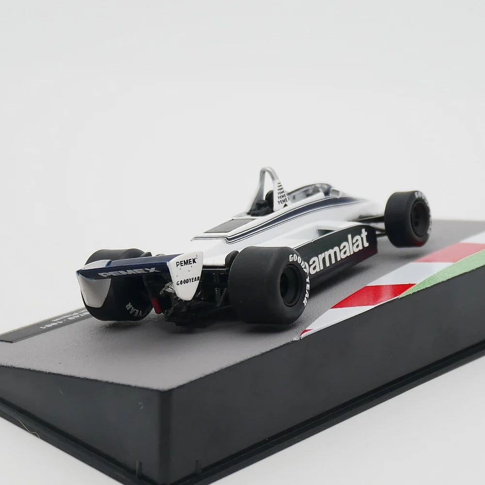 Ixo 1:43 Racing Nelson Piquet 1981 Brabham BT49 Diecast Car Model Metal Toy Vehicle