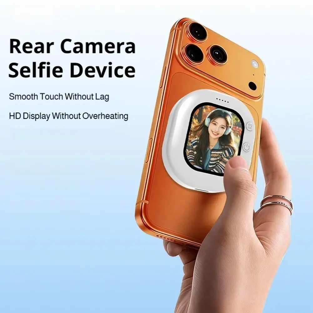Mobile Screen Sharing Device Outdoor Bluetooth Magnetic Selfie Display Screen Rear Monitoring Mobile Screen Projector