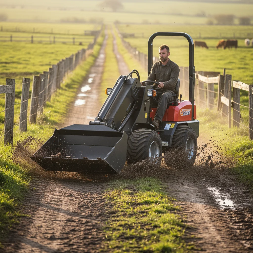 3Ton Diesel Hydraulic Telescopic Arm Loader for Large-Scale Farm & Orchard Planting