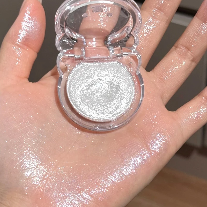 QIBEST diamant surligneur poudre Palette paillettes visage Contour éclaircir maquillage miroitant Ultra-concentré éclairer cosmétiques