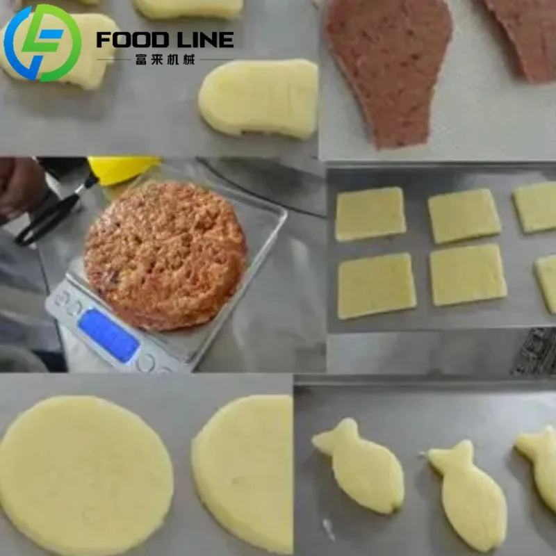 Electric Big Full Automatic Potato Beef Burger Patty Meat Cutlets Molding Forming Making Machine Chicken Nuggets Machine