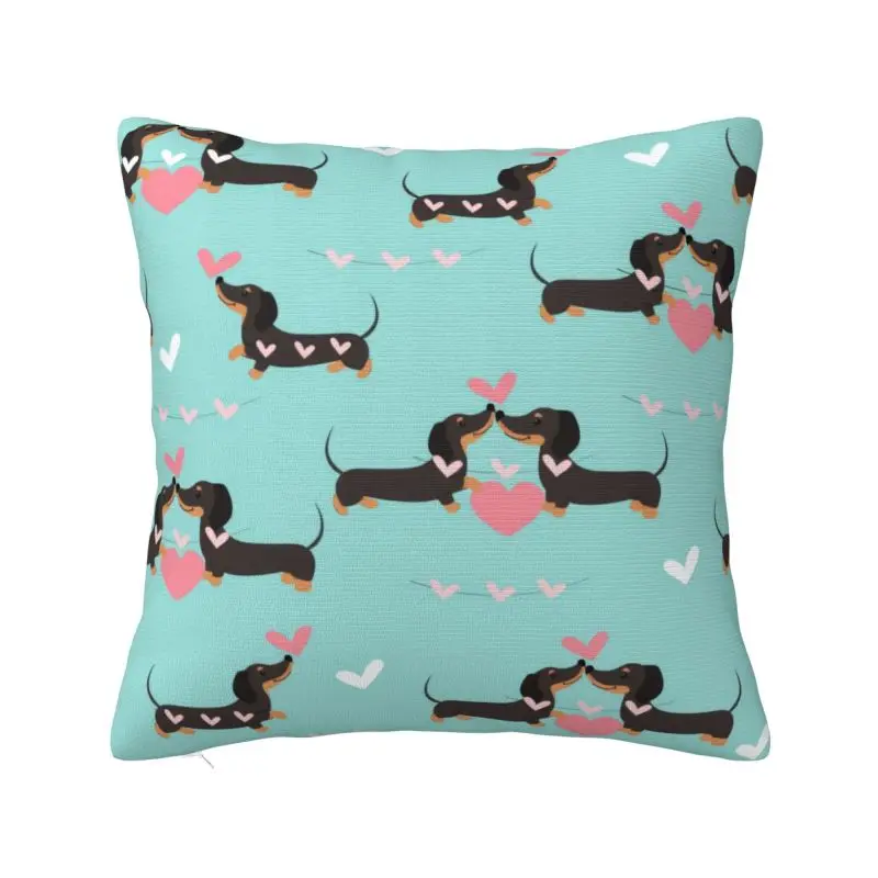 Sausage Dog Luxury Pillow Cover Home Decor Dachshund Cushion